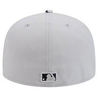 Men's New Era Gray York Yankees Active Team Camo 59FIFTY Fitted Hat