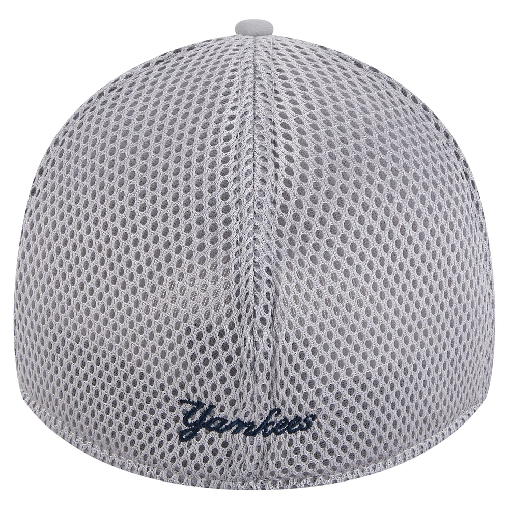 Casquette Flex-Fit Linear 39THIRTY New Era grise pour homme des Yankees de York