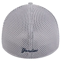 Casquette Flex-Fit Linear 39THIRTY New Era grise pour homme des Yankees de York