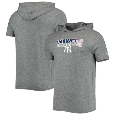 Fanatics Branded Navy New York Yankees Short Sleeve Hoodie T-Shirt