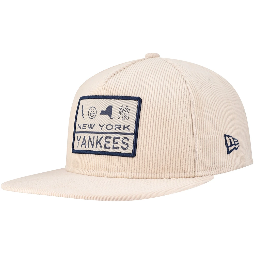 Casquette Snapback New Era Kaki New York Yankees Summer Essential Golfer pour hommes