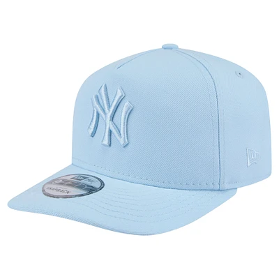 Men's New Era Light Blue New York Yankees Color Pack A-Frame 9FIFTY Snapback Hat