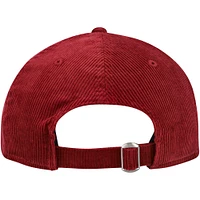 Men's New Era Maroon New York Yankees MoMA Corduroy 9TWENTY Adjustable Hat