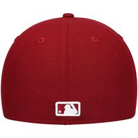 Men's New Era Maroon York Yankees White Logo 59FIFTY Fitted Hat