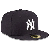 Casquette ajustée 59FIFTY New York Yankees World Series en laine pour homme Era bleu marine