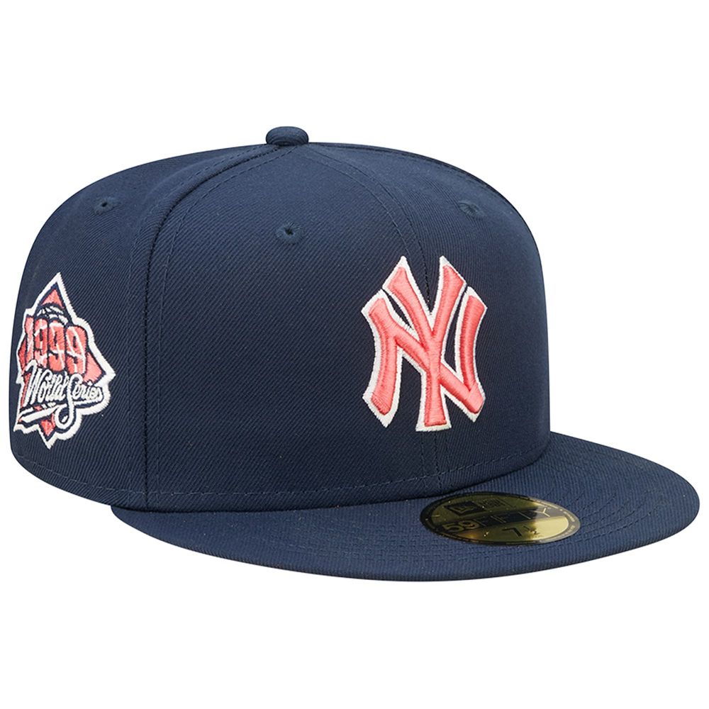 New Era 59FIFTY New York Yankees 1999 World Series Patch Hat - Navy Game / 7 7/8