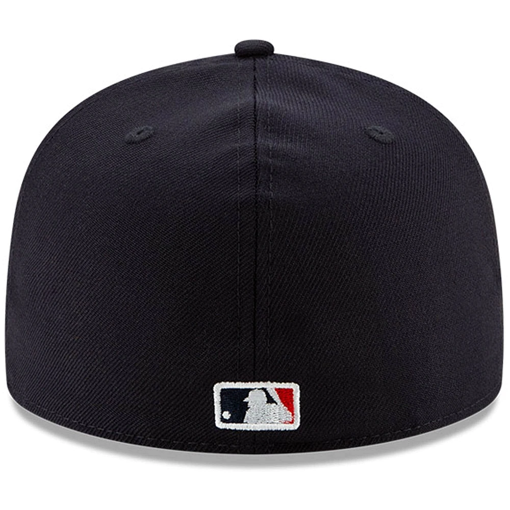 Casquette ajustée 59FIFTY Team New York Yankees 2000 World Series en laine pour homme Era bleu marine