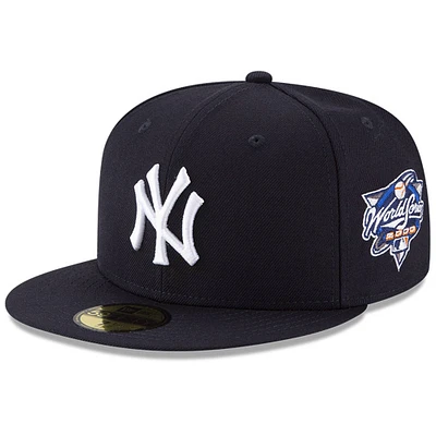 Casquette ajustée 59FIFTY Team New York Yankees 2000 World Series en laine pour homme Era bleu marine