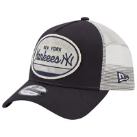 Men's Majestic Navy/White New York Yankees Foam Trucker Snapback Hat