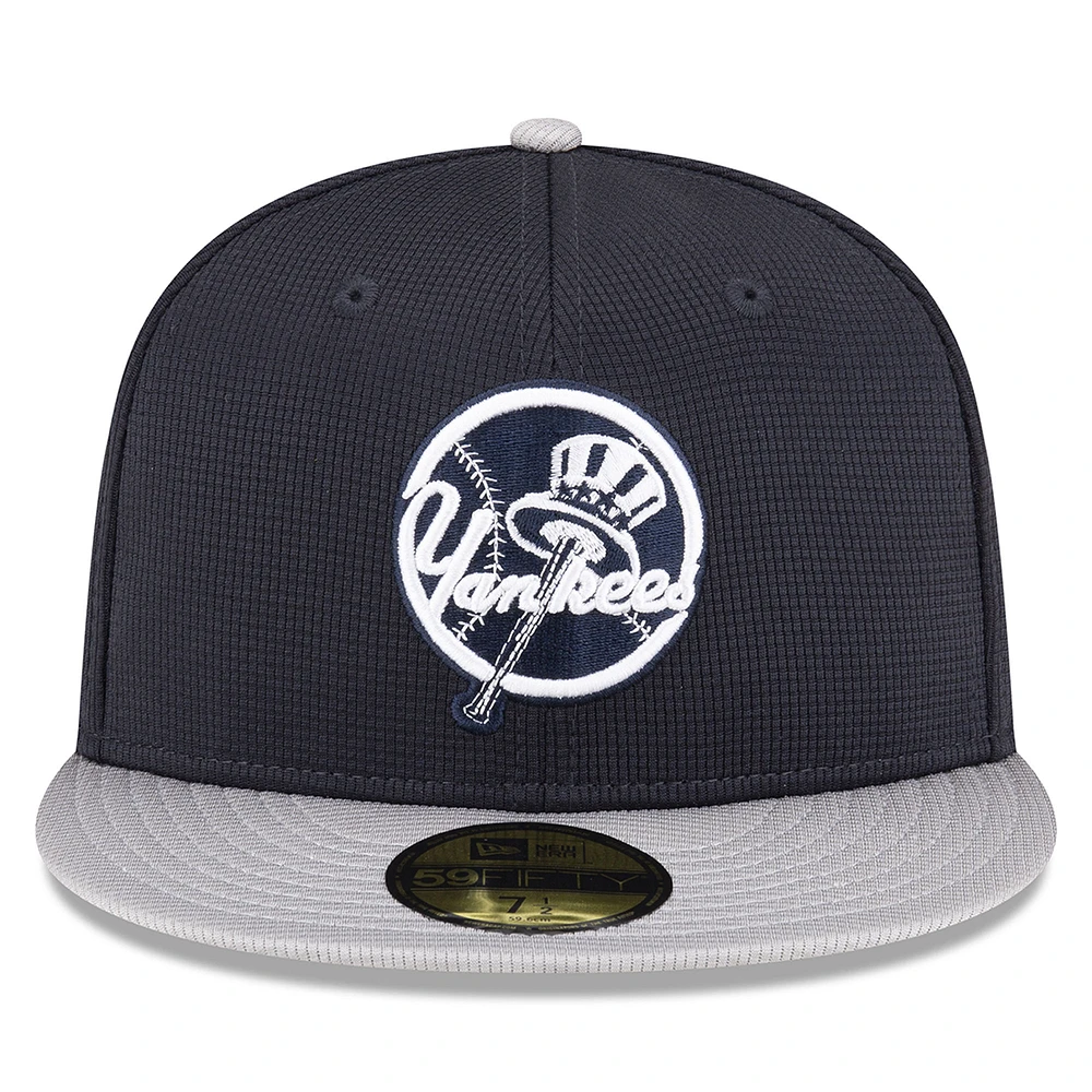 Casquette ajustée 59FIFTY New Era York Yankees 2024 Batting Practice pour homme