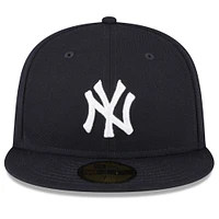 Casquette ajustée New Era 59FIFTY bleu marine York Yankees 2024 World Series Side Patch pour homme