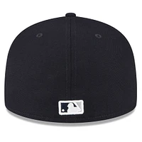 Casquette ajustée New Era 59FIFTY bleu marine York Yankees 2024 World Series Side Patch pour homme