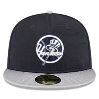 Men's New Era  Navy York Yankees 2025 Batting Practice 59FIFTY Fitted Hat