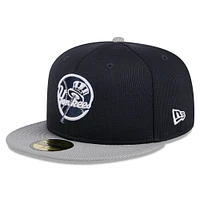 Men's New Era  Navy York Yankees 2025 Batting Practice 59FIFTY Fitted Hat