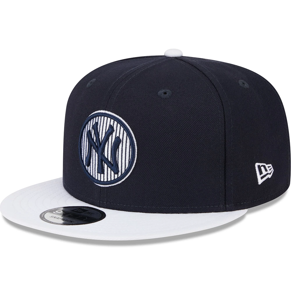 Men's New Era  Navy New York Yankees 2025 Batting Practice 9FIFTY Snapback Hat