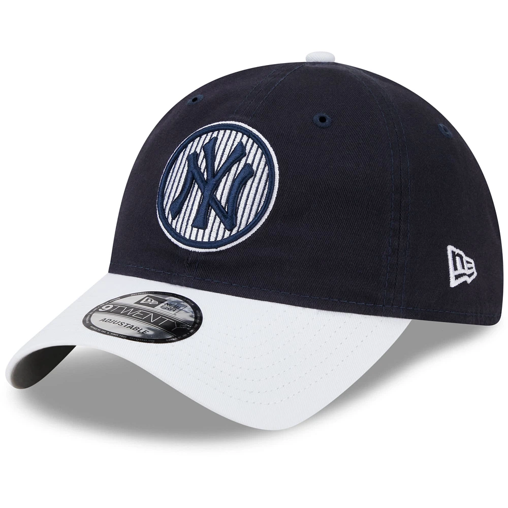 Men's New Era Navy New York Yankees 2025 Batting Practice 9TWENTY Adjustable Hat