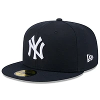 Casquette ajustée Jackie Robinson Day 59FIFTY bleu marine New Era pour homme, York Yankees 2025
