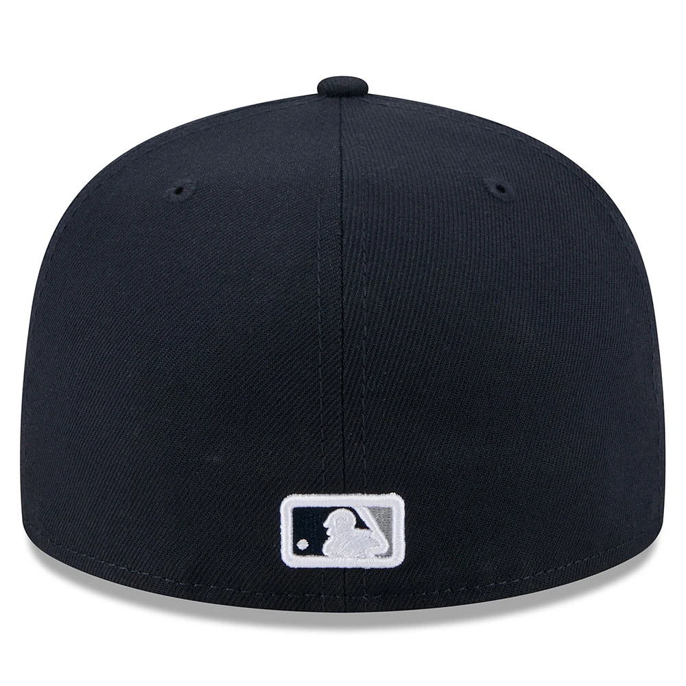 Casquette ajustée Jackie Robinson Day 59FIFTY bleu marine New Era pour homme, York Yankees 2025