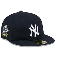 Men's New Era  Navy York Yankees 2025 Jackie Robinson Day Retro Crown 59FIFTY Unstructured Fitted Hat