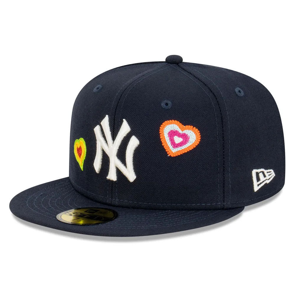 Lids New York Yankees Era Chain Stitch Heart 59FIFTY Fitted Hat
