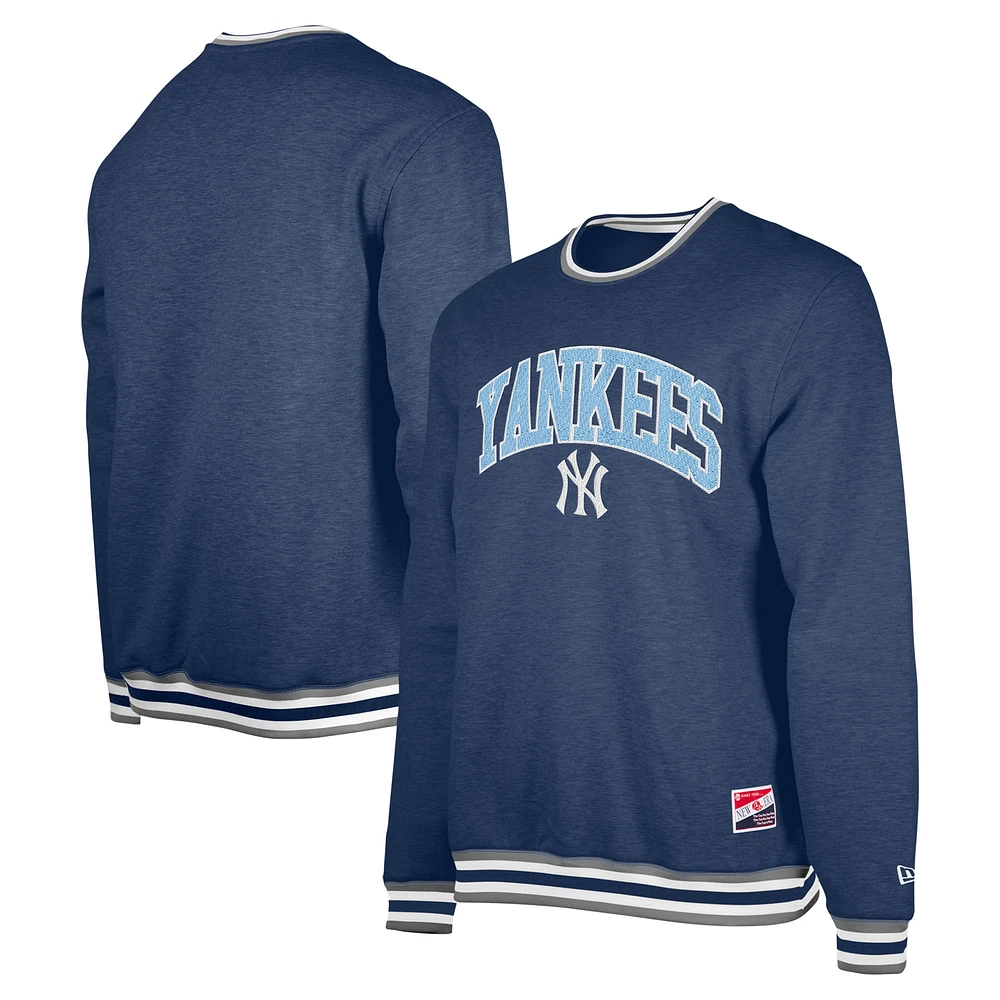 Men's New Era Navy York Yankees Father's Day Pullover Sweatshirt