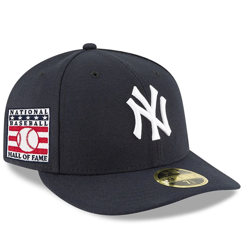 Men's New Era Navy York Yankees National Baseball Hall of Fame Low Profile 59FIFTY Fitted Hat