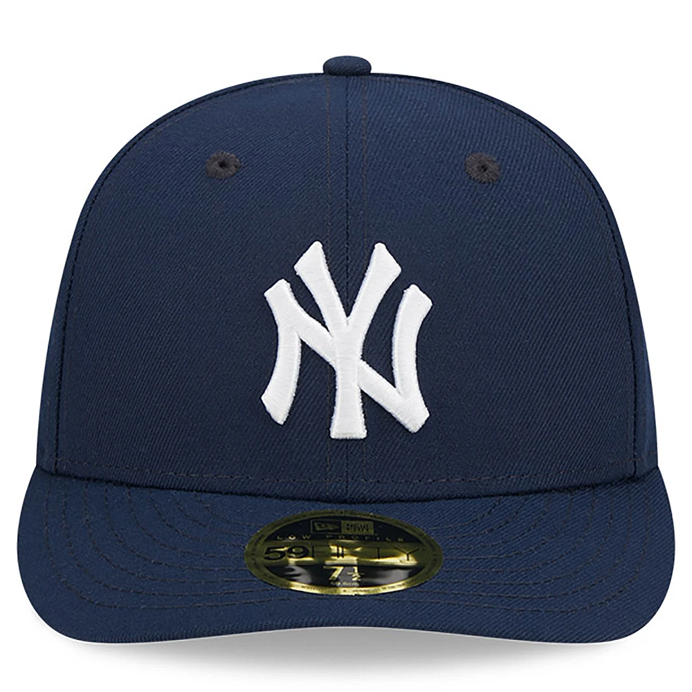 Casquette ajustée 59FIFTY pour homme des New York Yankees Oceanside à profil bas bleu marine Era