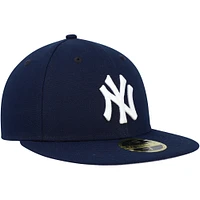 Casquette ajustée 59FIFTY pour homme des New York Yankees Oceanside à profil bas bleu marine Era