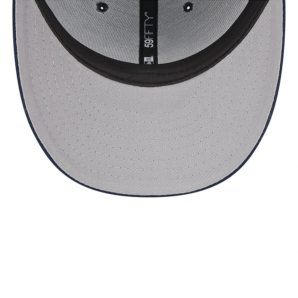 Casquette ajustée 59FIFTY pour homme des New York Yankees Oceanside à profil bas bleu marine Era