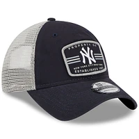 Men's New Era Navy New York Yankees Property Trucker 9TWENTY Snapback Hat