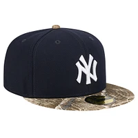 Casquette ajustée 59FIFTY New Era York Yankees Realtree Camo pour hommes