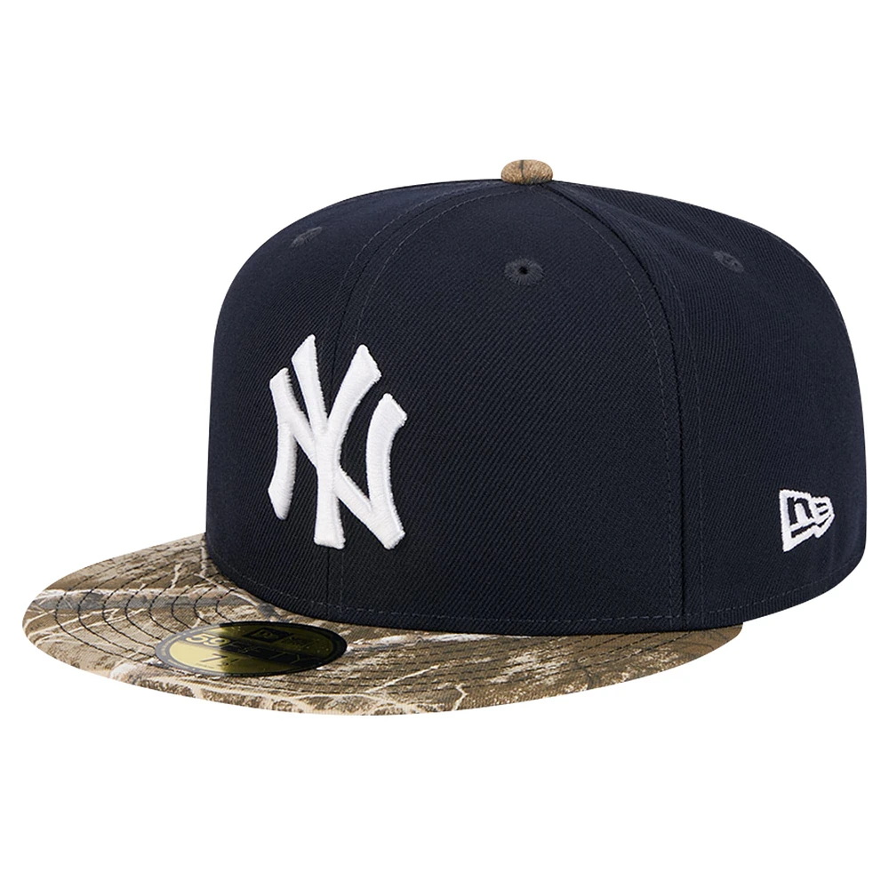 Casquette ajustée 59FIFTY New Era York Yankees Realtree Camo pour hommes