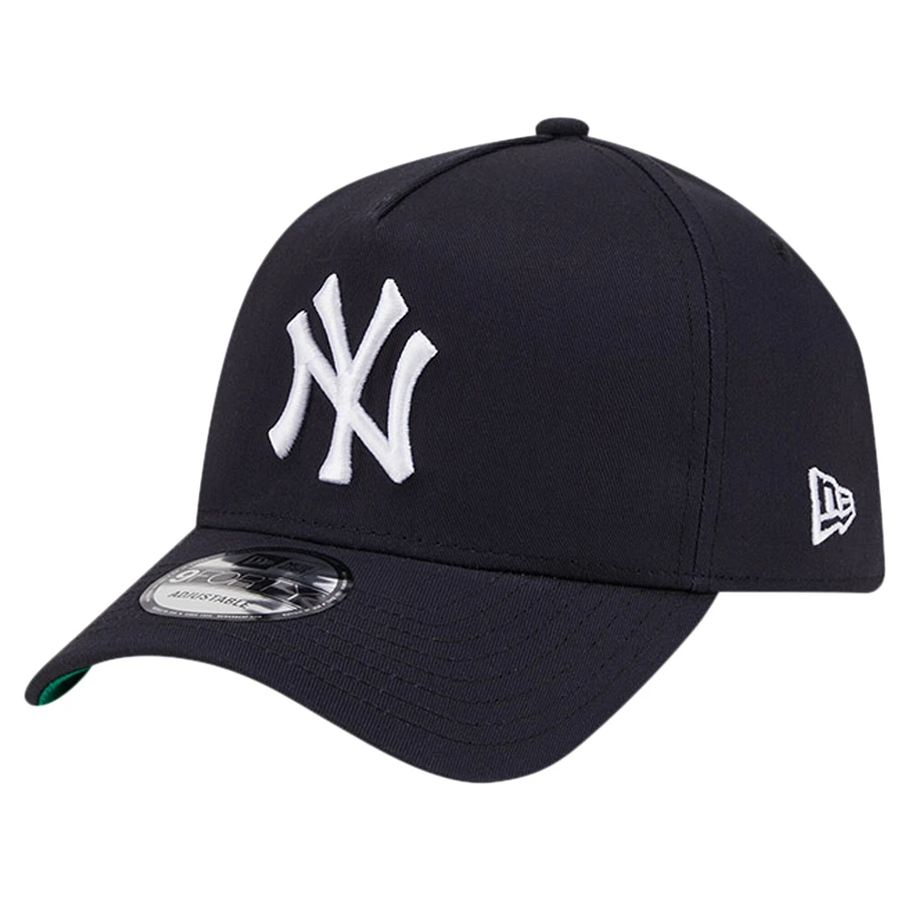 Casquette ajustable 9FORTY couleur équipe A-Frame New York Yankees New Era pour homme, bleu marine