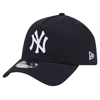 Casquette ajustable 9FORTY couleur équipe A-Frame New York Yankees New Era pour homme, bleu marine