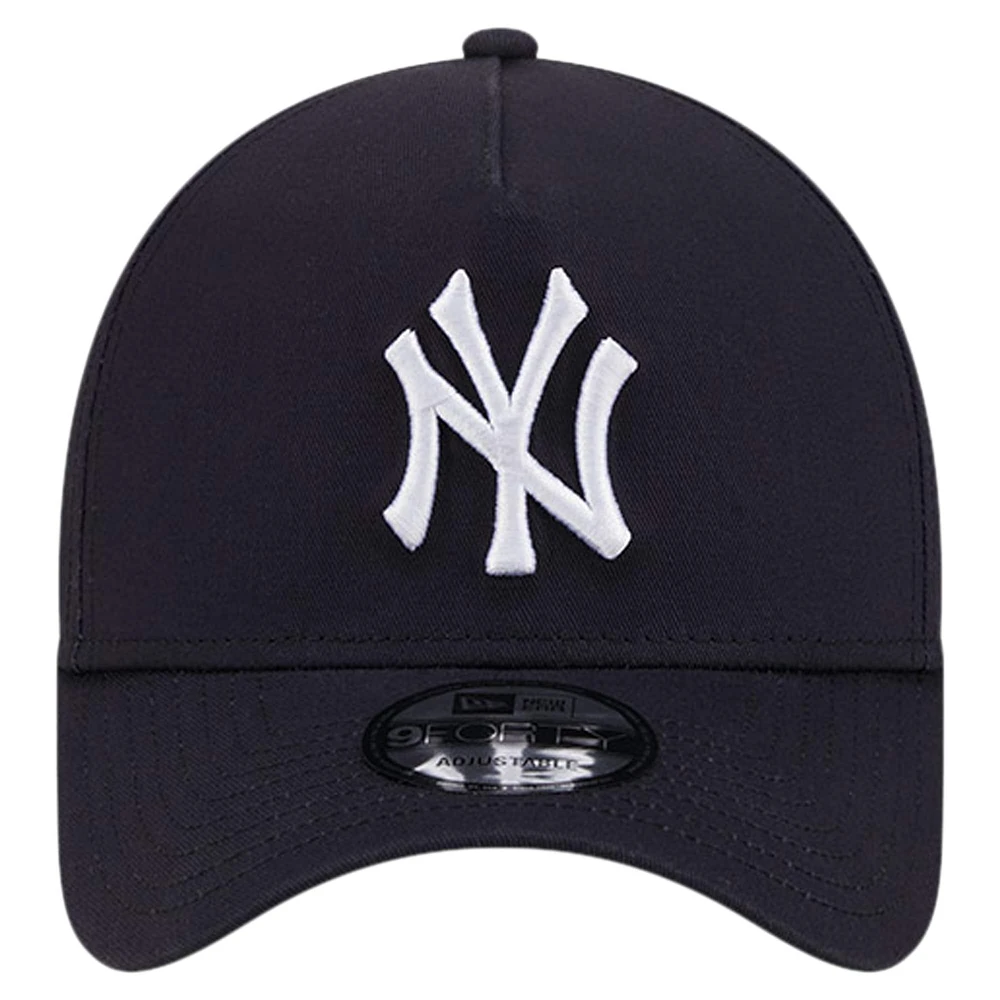 Casquette ajustable 9FORTY couleur équipe A-Frame New York Yankees New Era pour homme, bleu marine