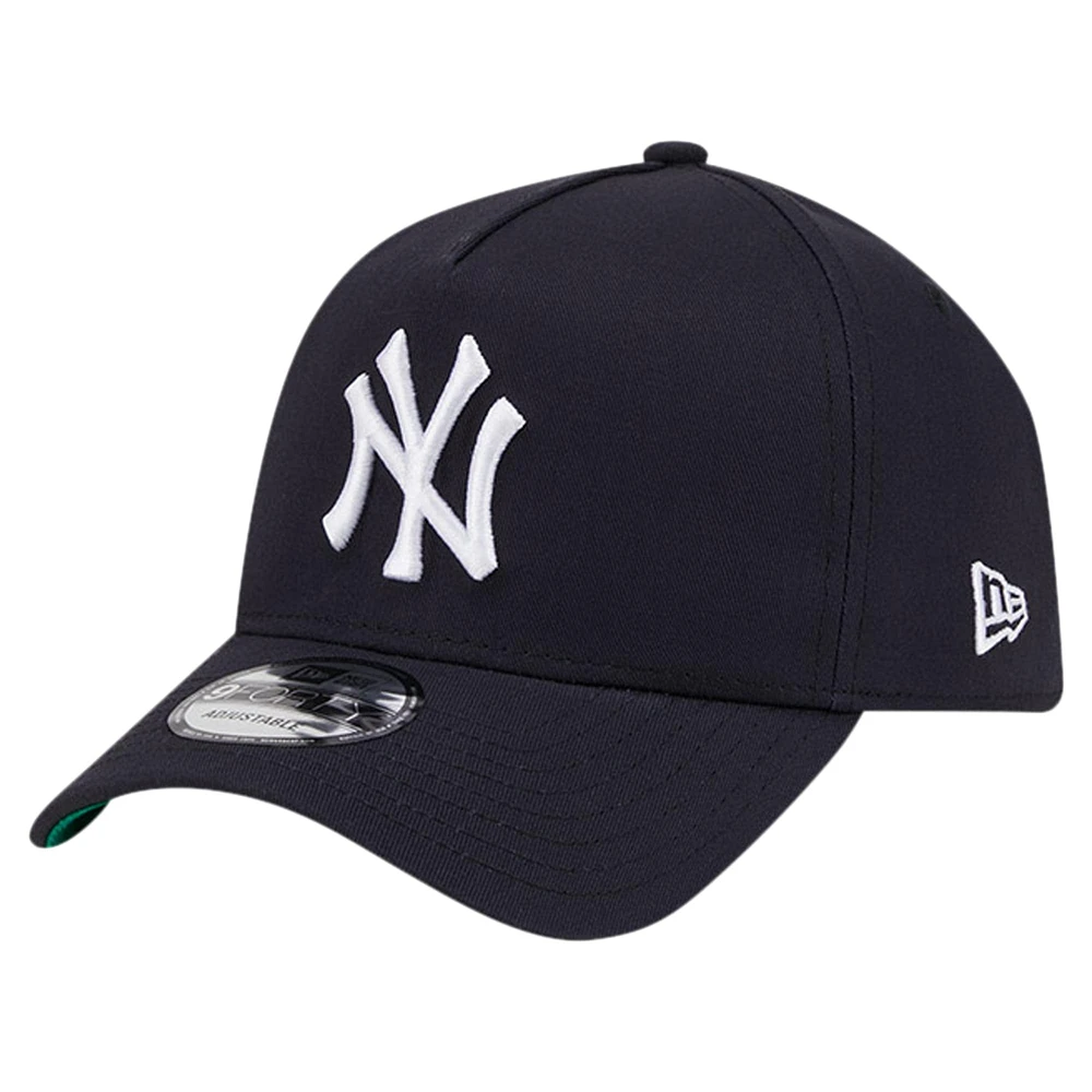 Casquette ajustable 9FORTY couleur équipe A-Frame New York Yankees New Era pour homme, bleu marine