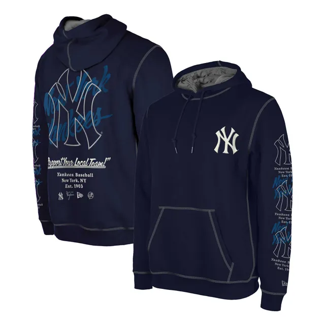 New York Yankees New Era Green Tie-Dye Pullover Hoodie S