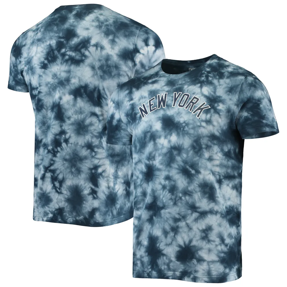 New Era Women's Navy New York Yankees Tie-Dye Long Sleeve T-shirt