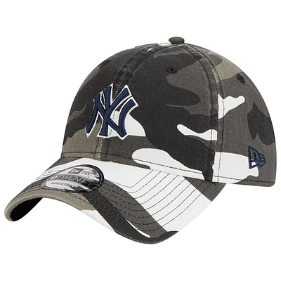 Casquette réglable New Era New York Yankees 9TWENTY camouflage foncé pour homme