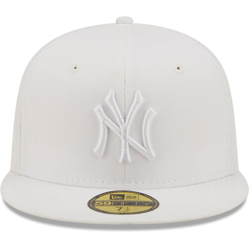 Men's New Era York Yankees White on 59FIFTY Fitted Hat
