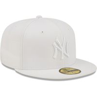 Men's New Era York Yankees White on 59FIFTY Fitted Hat
