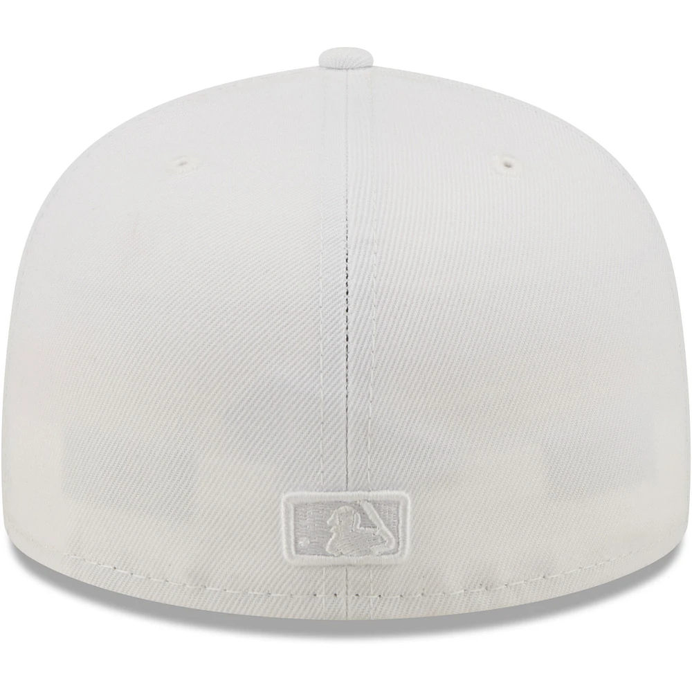 Men's New Era York Yankees White on 59FIFTY Fitted Hat
