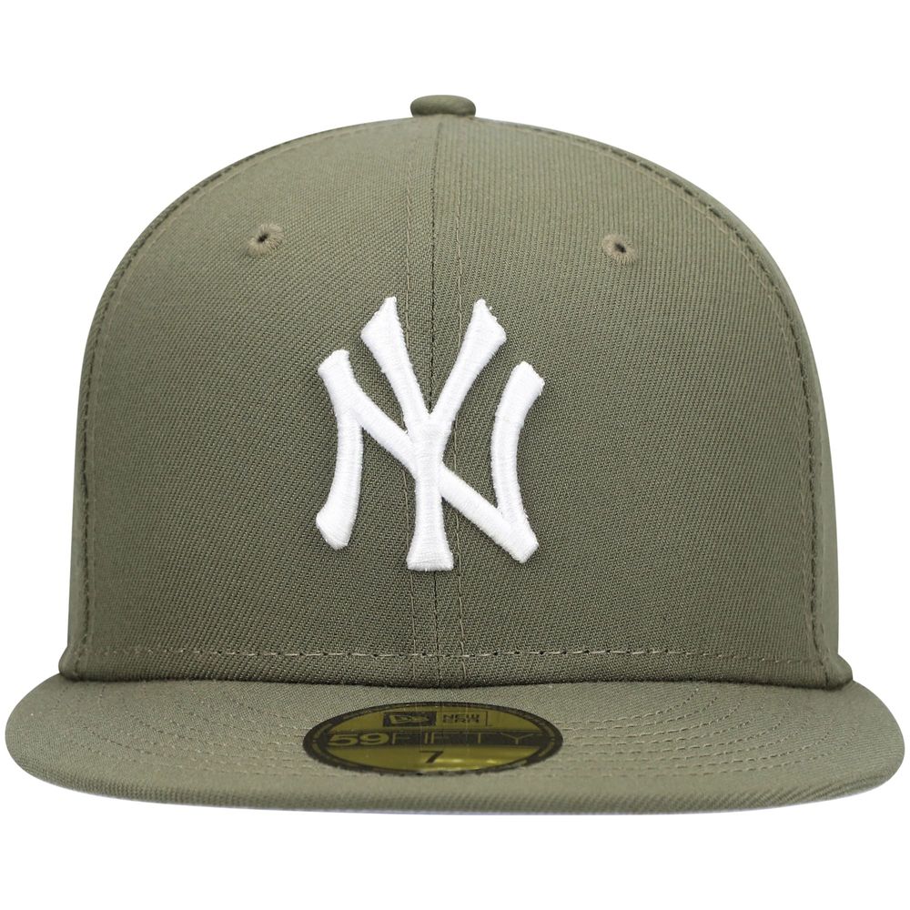 Men's New Era York Yankees White on 59FIFTY Fitted Hat