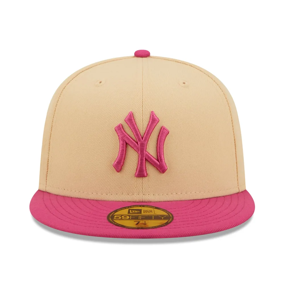 New York Yankees New Era 5950 Basic Fitted Hat - moss/orange