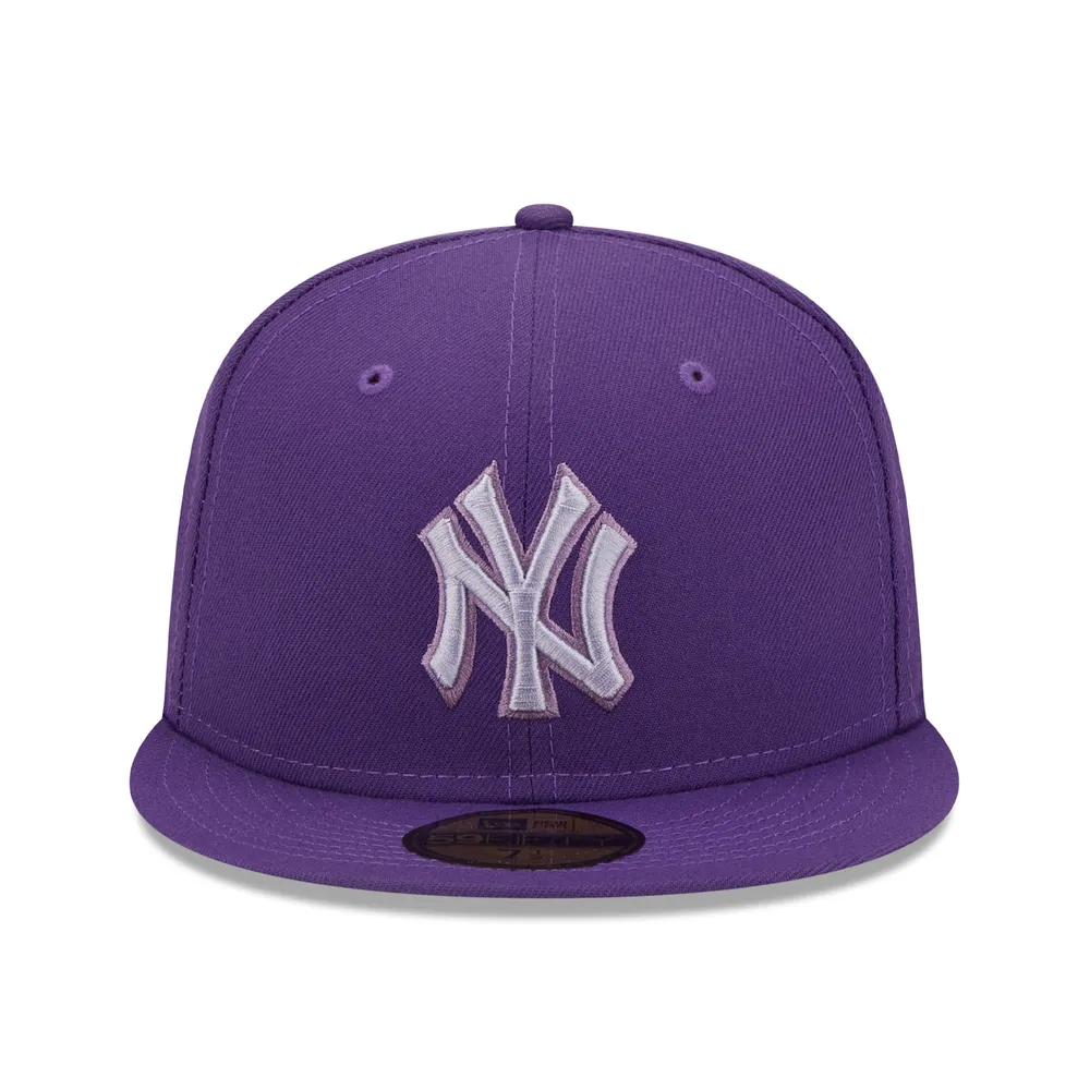 Men's New Era Lavender York Yankees 2023 Spring Color Basic 59FIFTY Fitted Hat