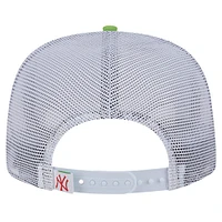 Casquette Snapback 9FIFTY New Era New York Yankees Neon Horizon A-Frame Trucker pour hommes