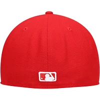 Men's New Era Red York Yankees White Logo 59FIFTY Fitted Hat