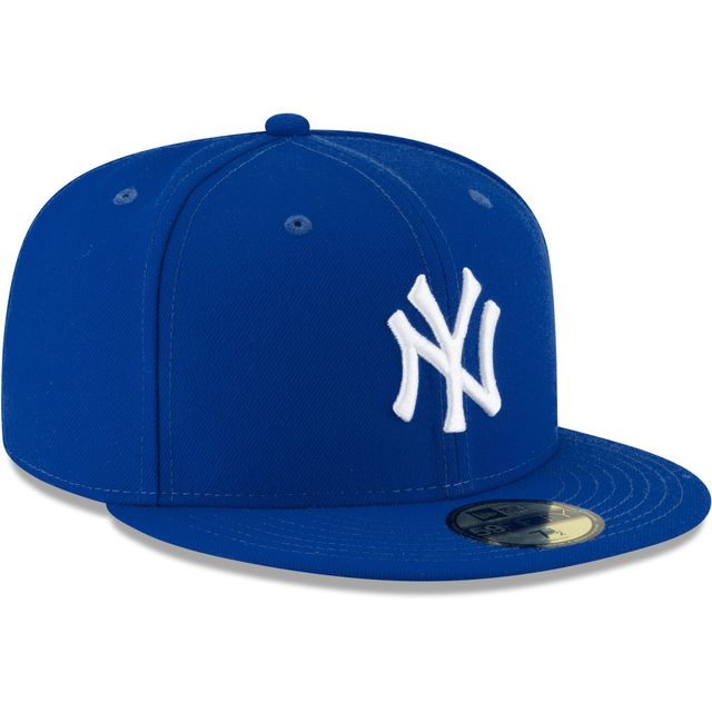 Casquette ajustée 59FIFTY blanche avec logo New York Yankees Era pour homme