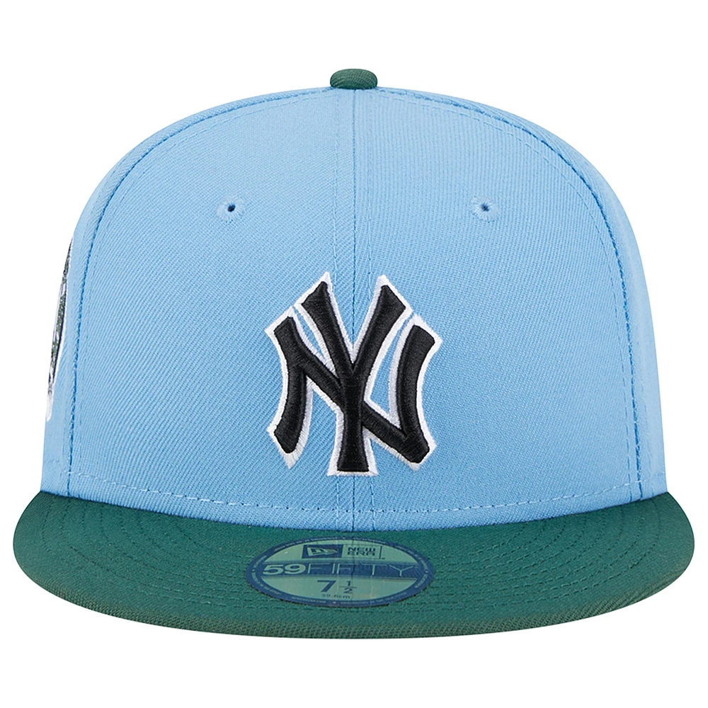 Men's New Era  Sky Blue/Cilantro York Yankees 2000 Subway Series 59FIFTY Fitted Hat