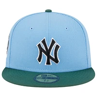 Casquette ajustée 59FIFTY New York Yankees 2000 Subway Series bleu ciel/cilantro Era pour homme